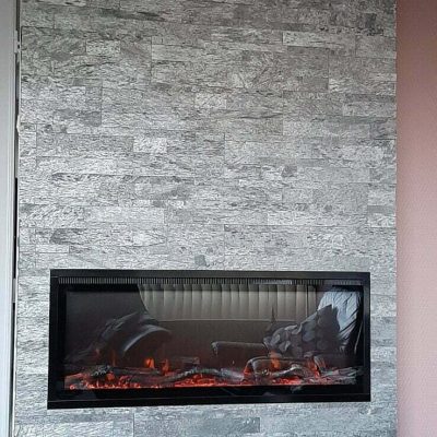 placa autoadhesiva piedra natural plata gris sombra